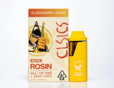 Clockwork Lemon | Live Rosin AIO Vape 1g | CLSICS