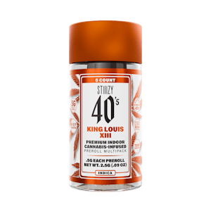 STIIIZY - STIIIZY - KING LOUIS XIII - .5G 40's Infused Preroll 5 Pack (Indica)