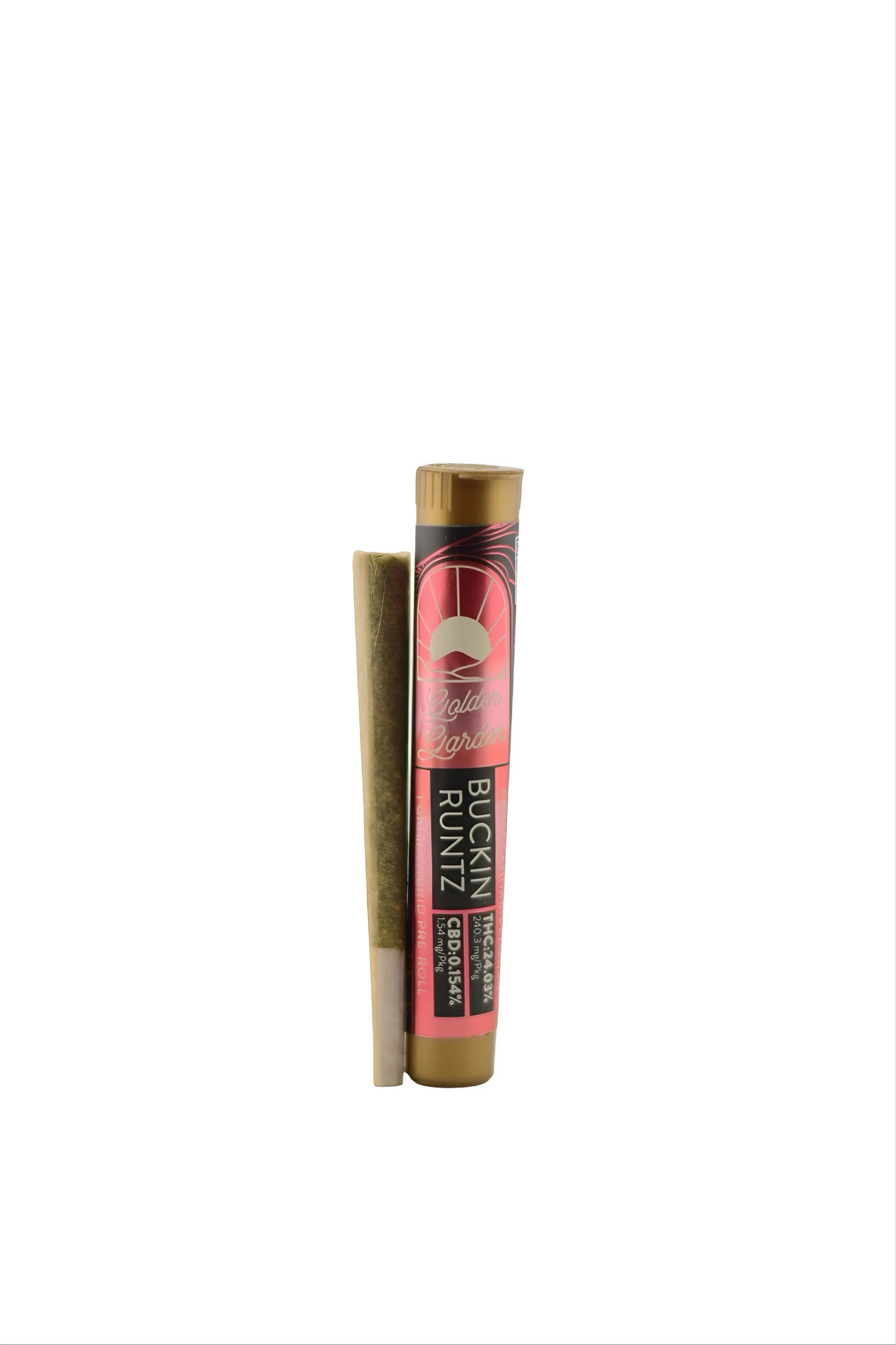 Golden Garden - Buckin Runtz 1g Pre-Roll Main Image