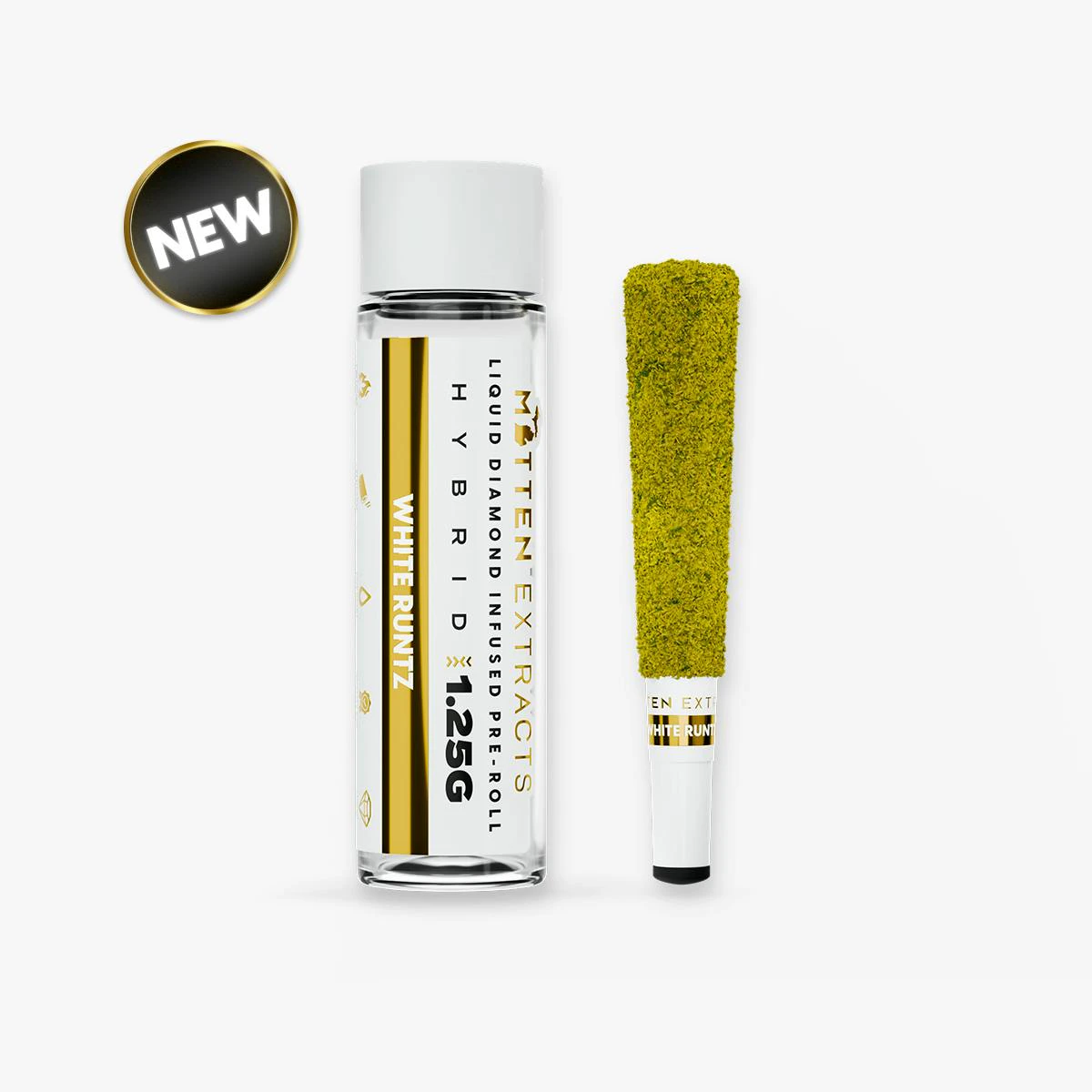 Mitten Extracts - Mitten Extracts 1.25g Infused Preroll - White Runtz (Hybrid) Main Image
