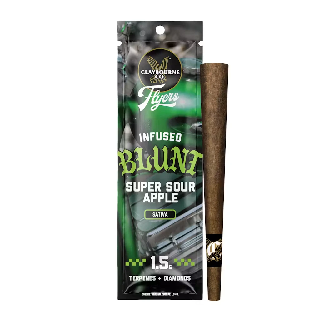Claybourne Co. - [Claybourne Co.] Infused Blunt - 1.5g - Super Sour Apple (S) Main Image