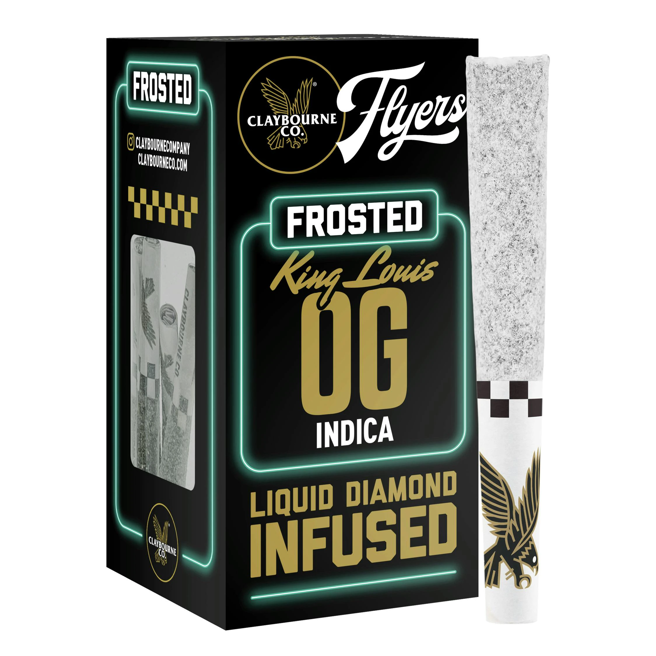 Claybourne Co. - CLAYBOURNE | KING LOUIS OG - 5PK INFUSED | PREROLL | 2.5G Main Image