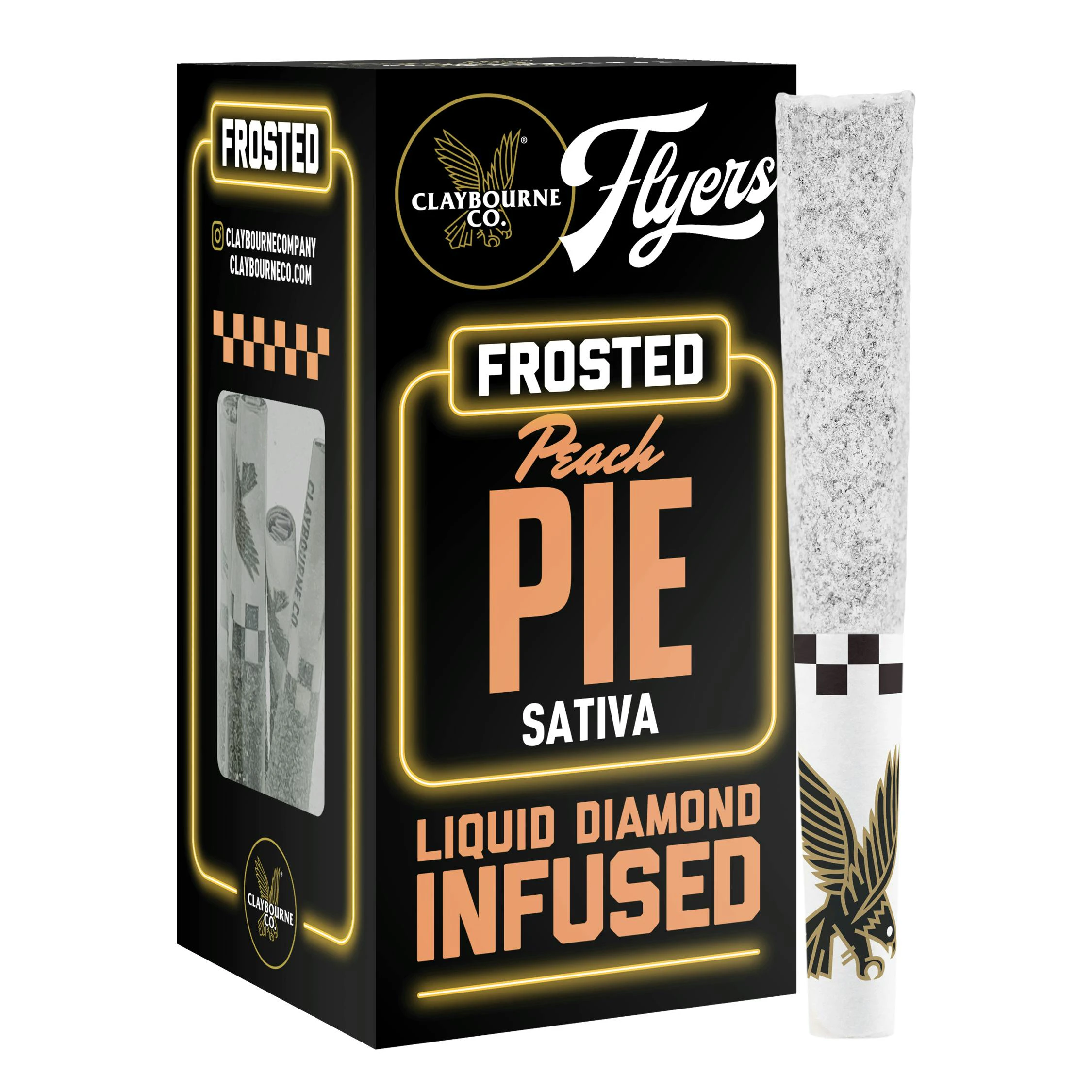 Claybourne Co. - CLAYBOURNE - PEACH PIE FROSTED FLYERS .5G 5-PACK Main Image