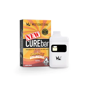 West Coast Cure - West Coast Cure - Orange Creamsicle CUREbar - Disposable Vape - 1G