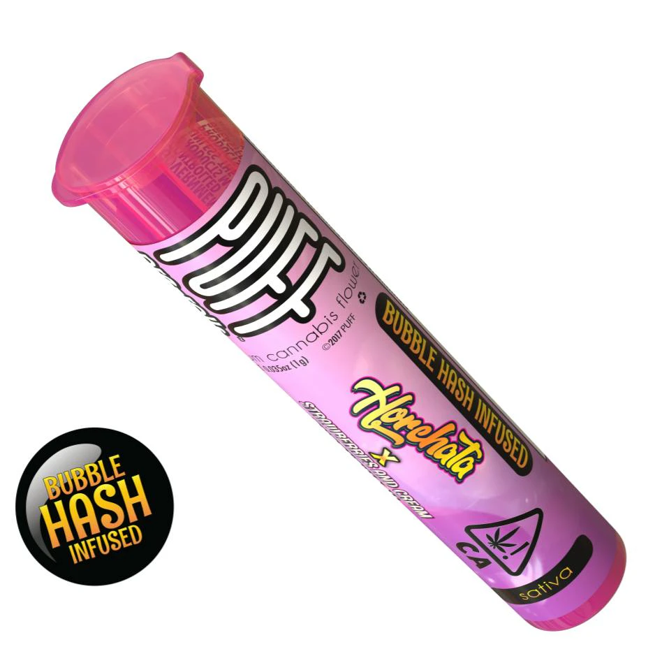 PUFF - PUFF | HORCHATA X STRAWBERRIES AND CREAM - INFUSED | PREROLL | 1G Main Image