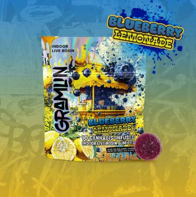 Gramlin - GRAMLIN Blueberry Lemon Rosin 100mg Edibles Main Image