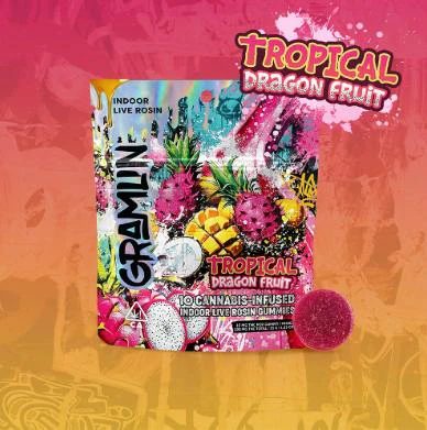 Gramlin - GRAMLIN Tropical Dragon Fruit Rosin 100mg Edible Main Image