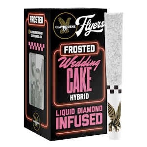 CLAYBOURNE CO. - [Claybourne] Frosted Flyers Pre-roll 5 Pack - 2.5g - Wedding Cake (H)