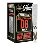 [CLAYBOURNE CO.] FROSTED 5 PACK PREROLLS - 2.5G - BLACK TRIANGLE OG (I)