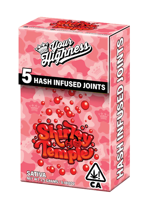 Your Highness - YH - Shirley Temple - Live Hash Infused Pre-Rolls - 5 Pk Main Image