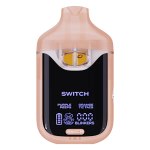 BOUTIQ - BOUTIQ - 1g Liquid Live Diamonds AIO Switch Dual Tank - Purple Peeps + Orange Tic Tacs