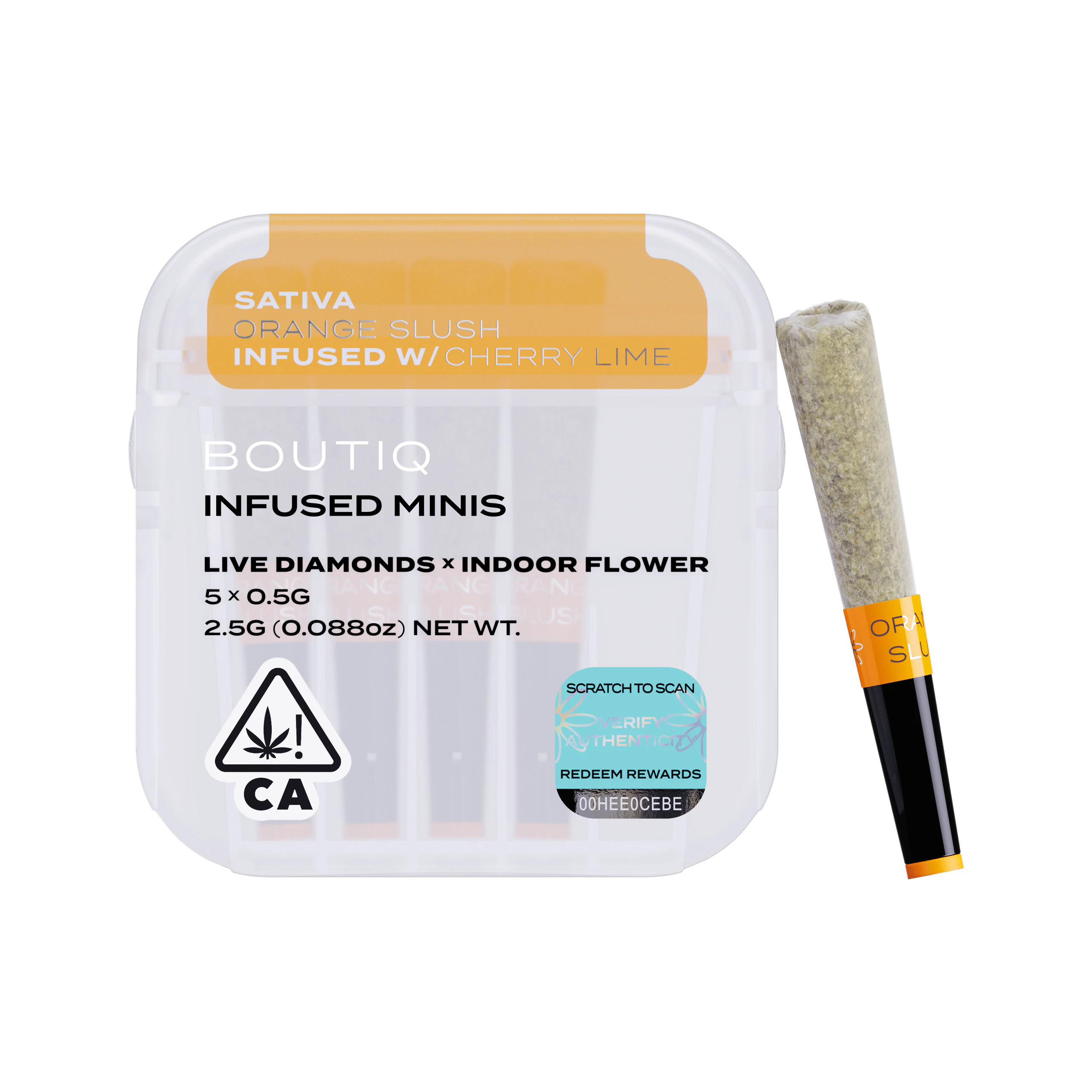 Boutiq - Boutiq Orange Slush 2.5g Infused Preroll 5pk Main Image