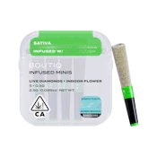 Boutiq Lemon Stripes 2.5g Infused Prerolls 5pk