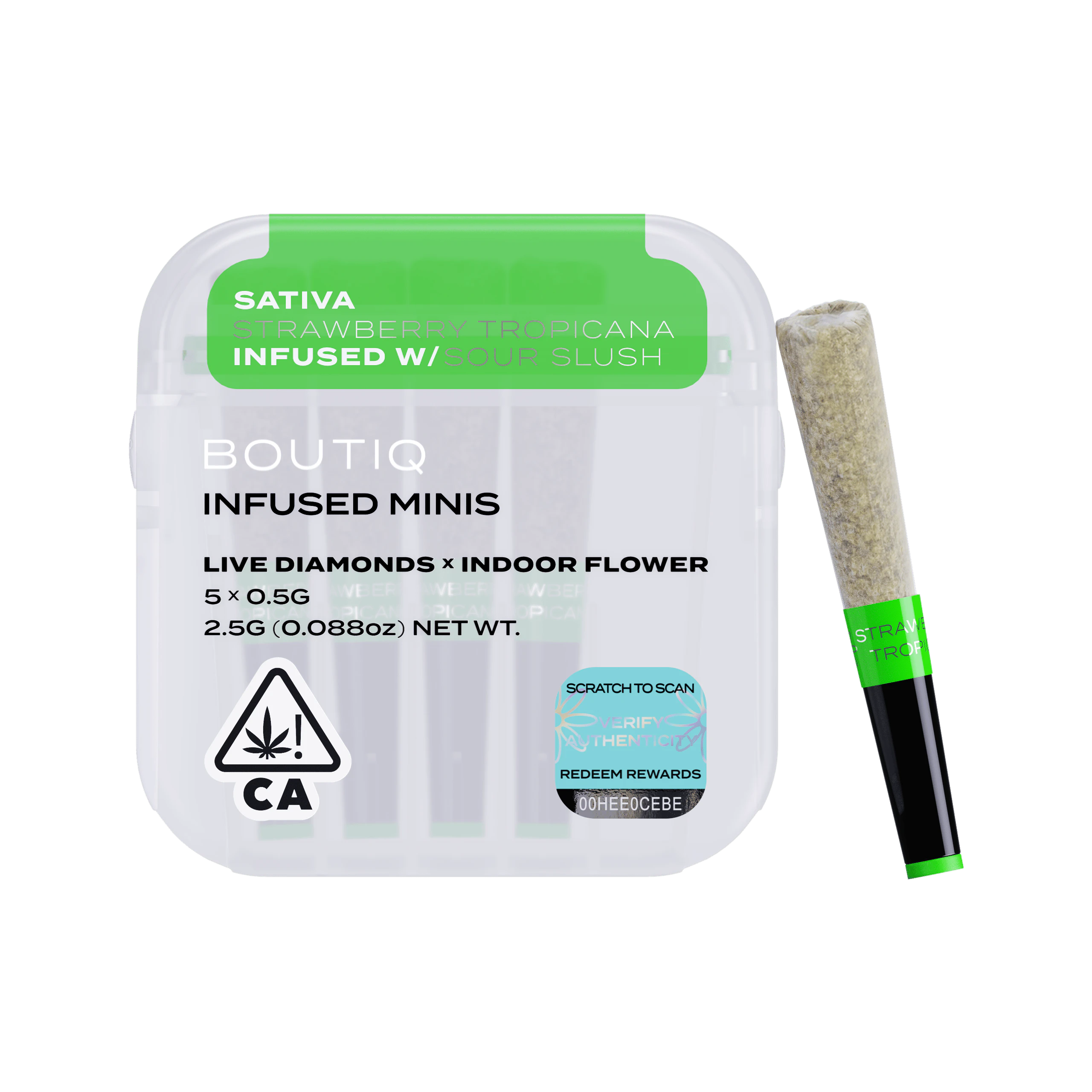 Boutiq - Boutiq Mojito 2.5g Infused Prerolls 5pk Main Image