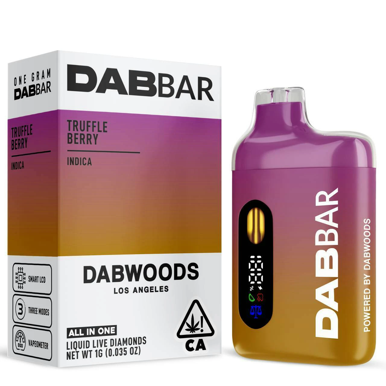 Dabwoods - DABWOODS DABBAR 2.0 LIQUID DIAMOND 1G TRUFFLE BERRY Main Image