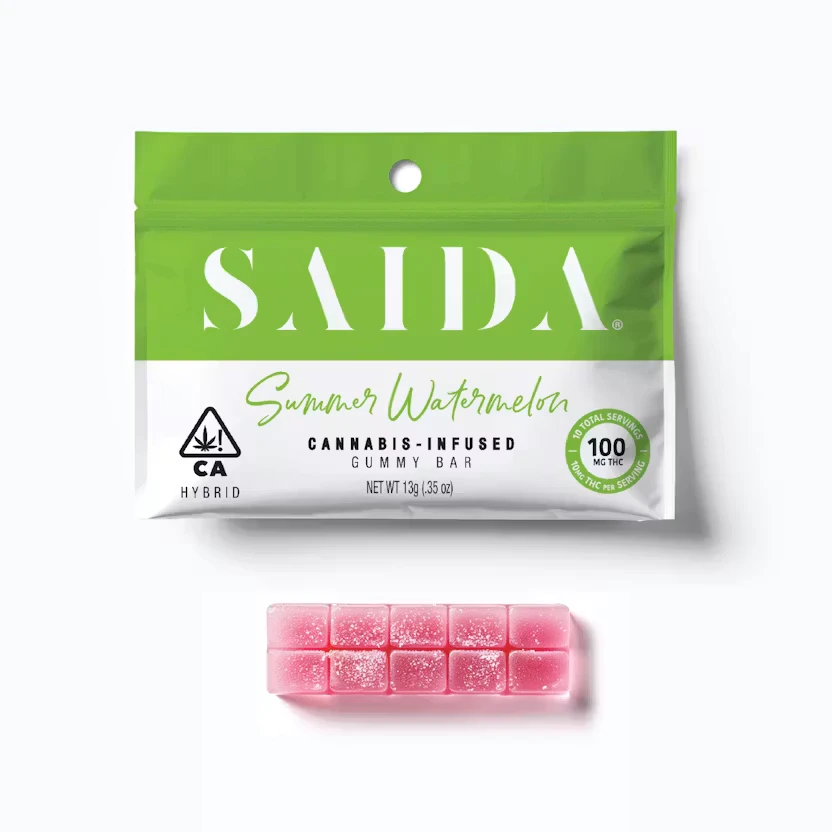 Saida - Saida | Summer Watermelon | Gummy | [100mg] 1pk | Hybrid Main Image