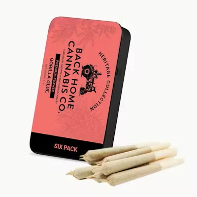 Back Home Cannabis Co. - Back Home Cannabis - Gorilla Glue - Pre-roll - 6 x 0.5g Main Image