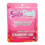 Kushy Punch - Sativa Strawberry Kiwi Uppercut Gummy 100mg