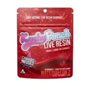 Kushy Punch Live Resin 10pk Gummies Watermelon Z