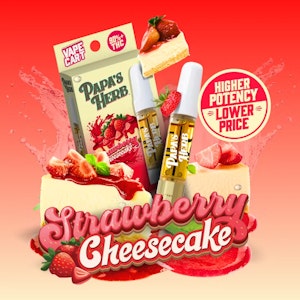 Papa's Herb - Papa's Herb | Strawberry Cheesecake 1g (Indica) - 510 Vape Cartridge