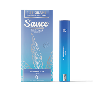 SAUCE - SAUCE | BLUEBERRY KUSH LIVE RESIN - AIO | CARTRIDGE | 1.25G