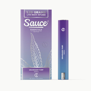 SAUCE - SAUCE | GRANDADDY PURP LIVE RESIN - AIO | CARTRIDGE | 1.25G
