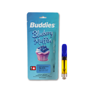Buddies - Blueberry Muffin, Flavored Distillate, 1g