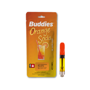 Buddies - Orange Soda, Flavored Distillate, 1g