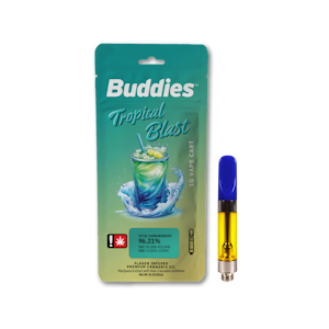 Buddies - Tropical Blast, Flavored Distillate, 1g
