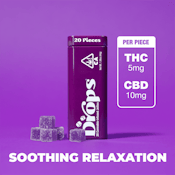 Drops Heavy 100mg (2 CBD : 1 THC) Blackberry 20 Pack