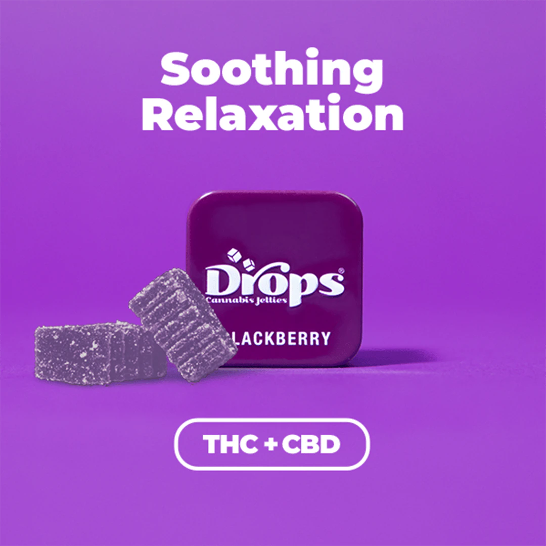 Drops - DROPS: Blackberry 2pk/100mg:200mg (THC/CBD) Main Image