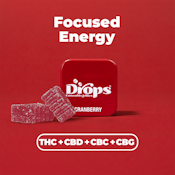 DROPS | CRANBERRY 1:1:1:1 THC/CBD/CBC/CBG | EDIBLE