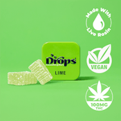 Drops Balanced 100mg Lime Single- Hybrid