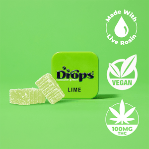 DROPS - Drops Balanced 100mg Lime Single- Hybrid