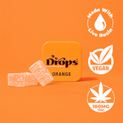 Drops - 2-Piece 100mg (CREATIVE) - Orange 