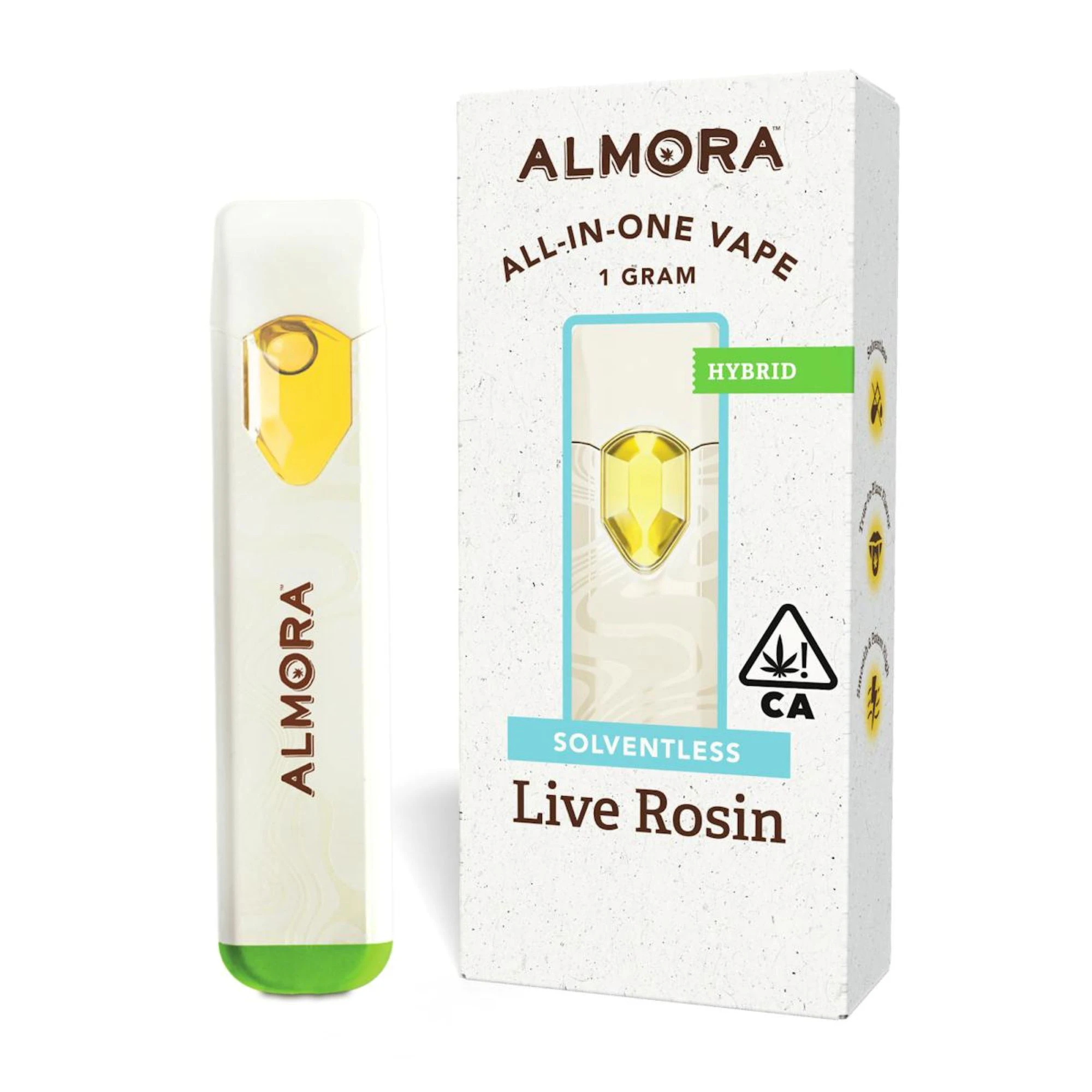 ALMORA FARMS - Almora Farm Live Rosin All In One 1g Purple Trainwreck Main Image