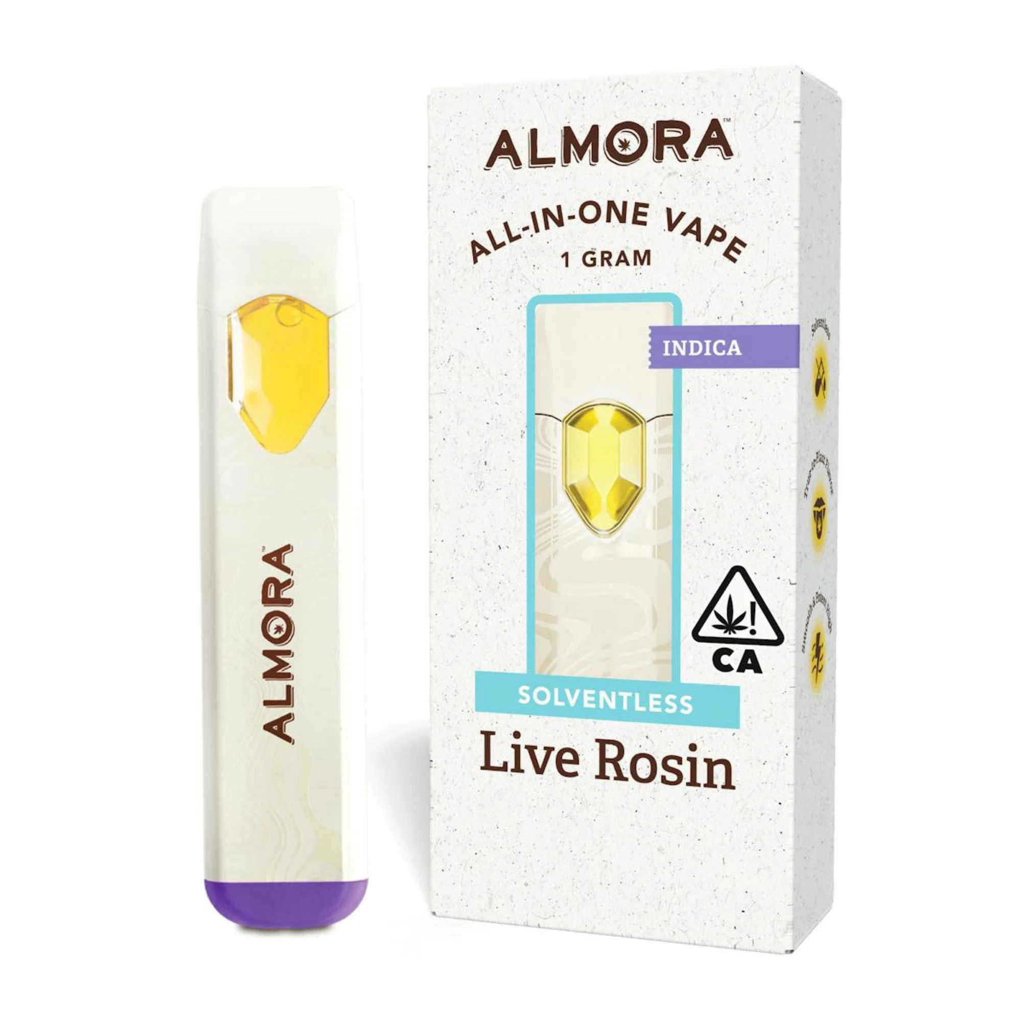ALMORA FARMS - Almora Farm Live Rosin All In One 1g Master Kush Main Image