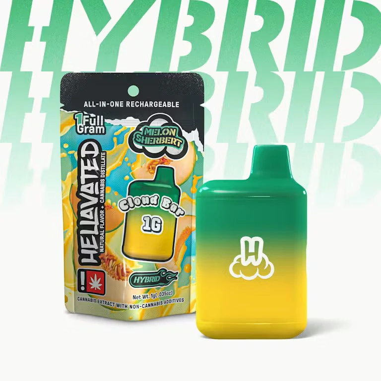 Hellavated - Hellavated Cloud Bar Melon Sherbert 1g Main Image