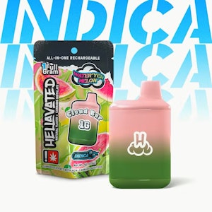 HELLAVATED - Hellavated Cloud Bar Water'yer Melon 1g