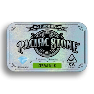 PACIFIC STONE - [Pacific Stone] Infused Pre-roll 7 Pack - 3.5g - Cereal Milk 'Diamonds' (H)