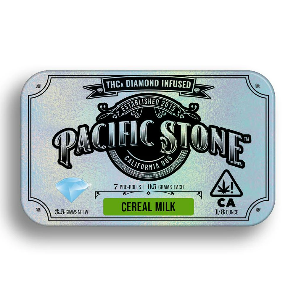 Pacific Stone - [Pacific Stone] Diamond Infused Preroll 7 Pack - 3.5g - 805 Glue (H) Main Image