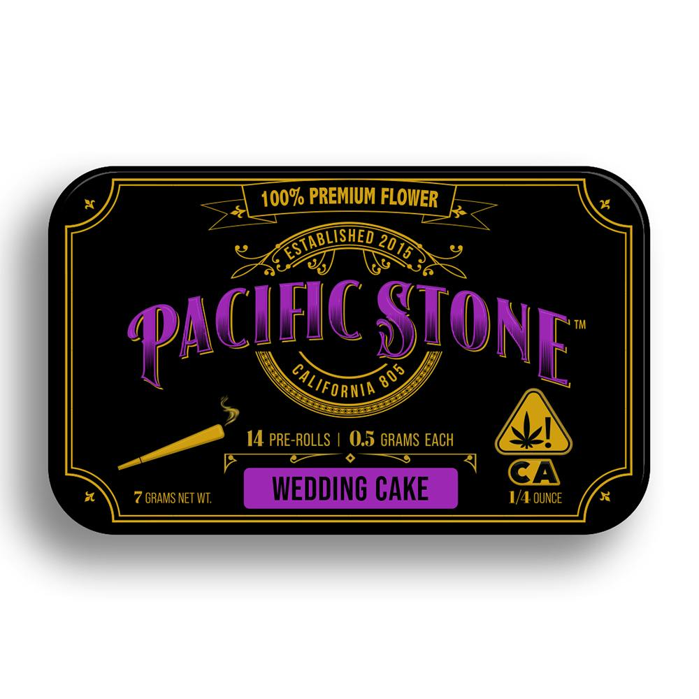 Pacific Stone 14pk Prerolls 7g Wedding Cake