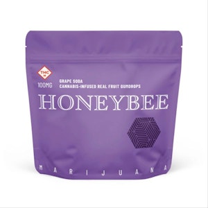 HONEYBEE - HONEYBEE - GRAPE SODA GUMDROP 100MG