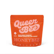 QUEEN BEE - BLOOD ORANGE STRAWBERRY 100MG SINGLE GUMDROP