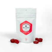 SWEET STONE SOUR SATIVA STRAWBERRY GUMMIES 100MG
