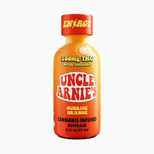 UNCLE ARNIES - [Uncle Arnies] Shot 2oz - 100mg - Sunrise Orange w/ Caffeine (S)