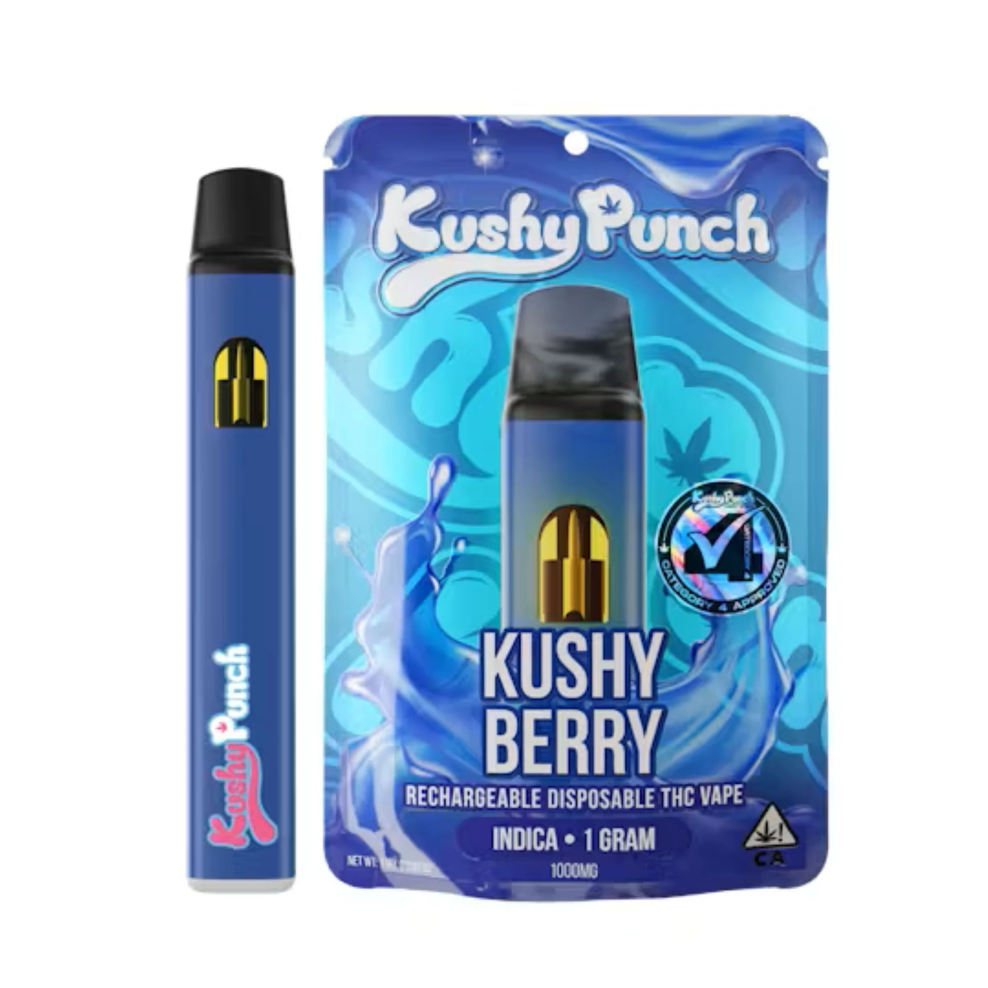 Kushy Punch - Kushy Punch All-in-One 1g Kushy Berry Main Image