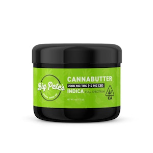 Big Pete's - Big Pete's Indica Cannabutter Jar 2000mg