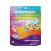 Kushy Punch Live Rosin 10pk Gummies Grape Z
