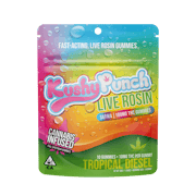 Kushy Punch Live Rosin 10pk Gummies Tropical Diesel